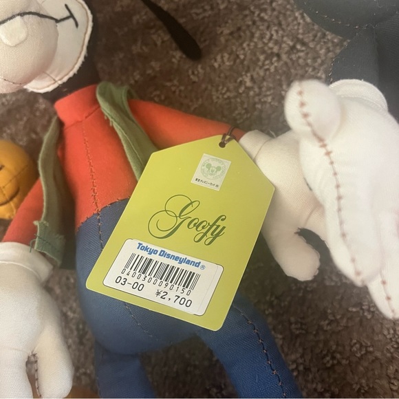 TOKYO DISNEYLAND VINTAGE SET OF PLUSH MICKEY MOUSE MINNIE DONALD DUCK GOOFY PLUT - Picture 10 of 14